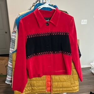 Red and Black Women's Jacket